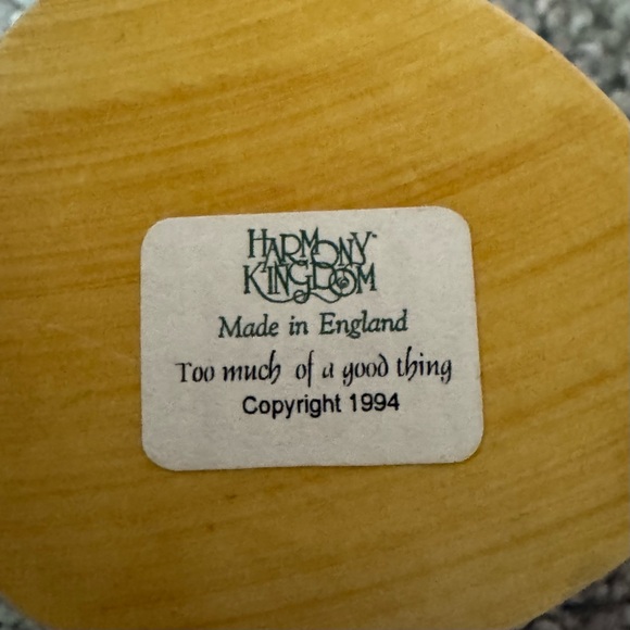 1994 Harmony Kingdom Cat and Mice Trinket Box - Picture 7 of 7